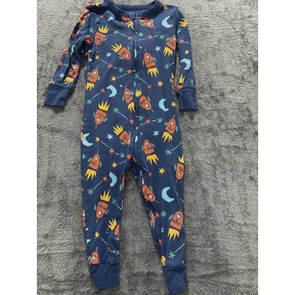 Tea Collection Old Navy Baby 18-24M 4 Piece Romper Bundle Dino Rocket Stripes