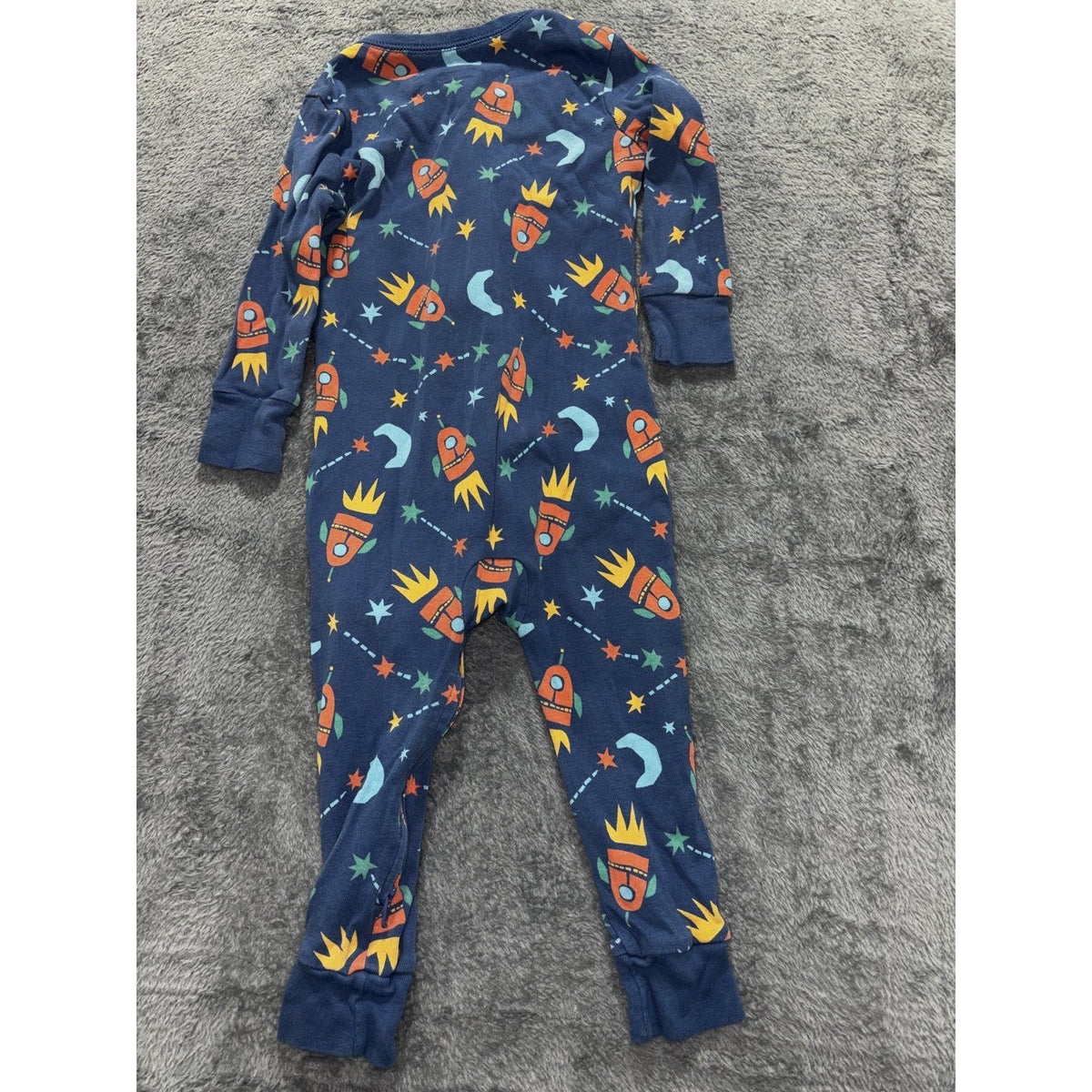 Tea Collection Old Navy Baby 18-24M 4 Piece Romper Bundle Dino Rocket Stripes