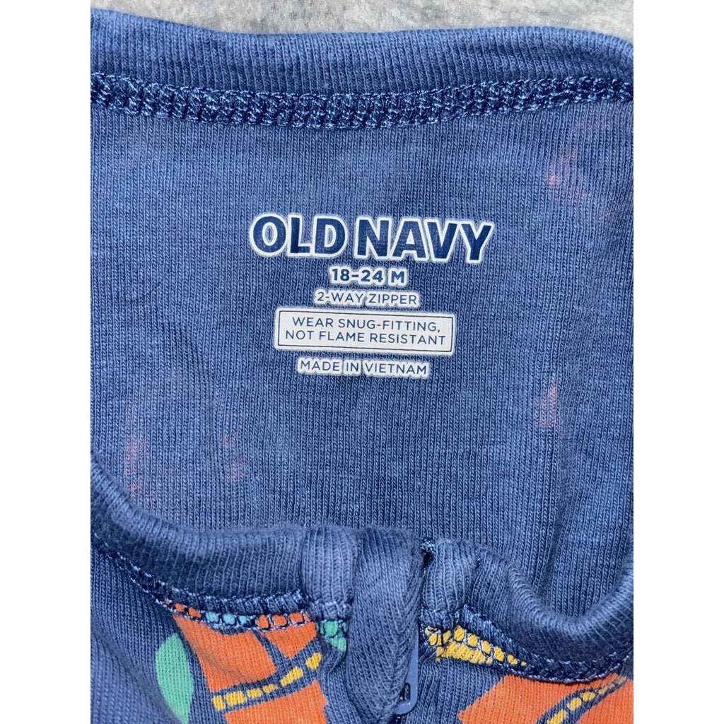 Tea Collection Old Navy Baby 18-24M 4 Piece Romper Bundle Dino Rocket Stripes