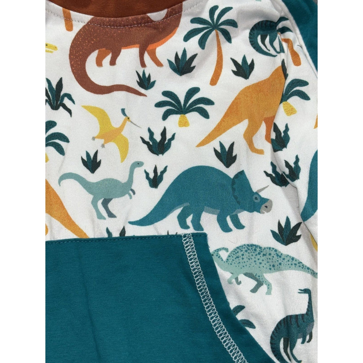 Tea Collection Old Navy Baby 18-24M 4 Piece Romper Bundle Dino Rocket Stripes