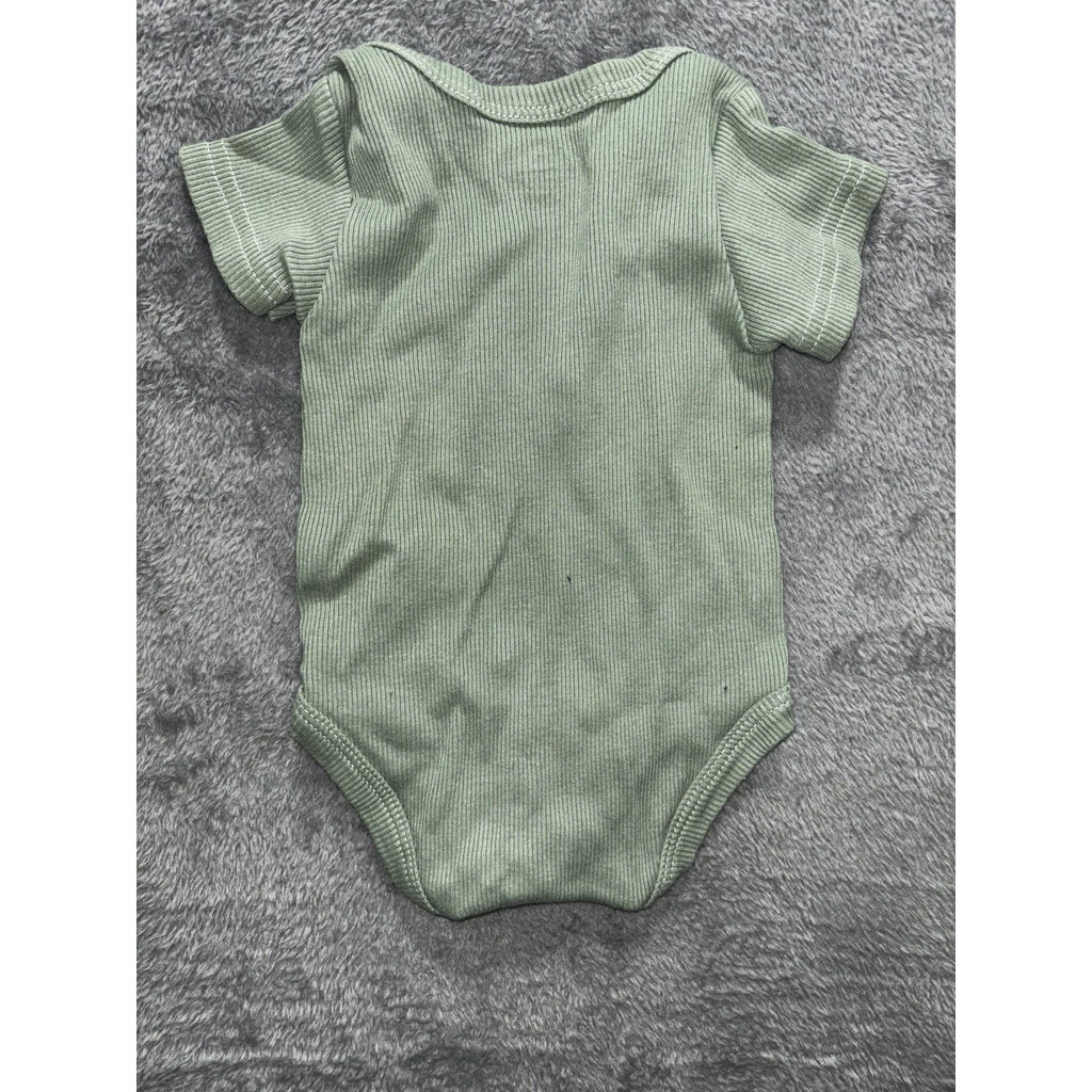 Carter's Baby 3M 5 Piece Bundle Rompers Bodysuits Bear Dino Navy Cream Green