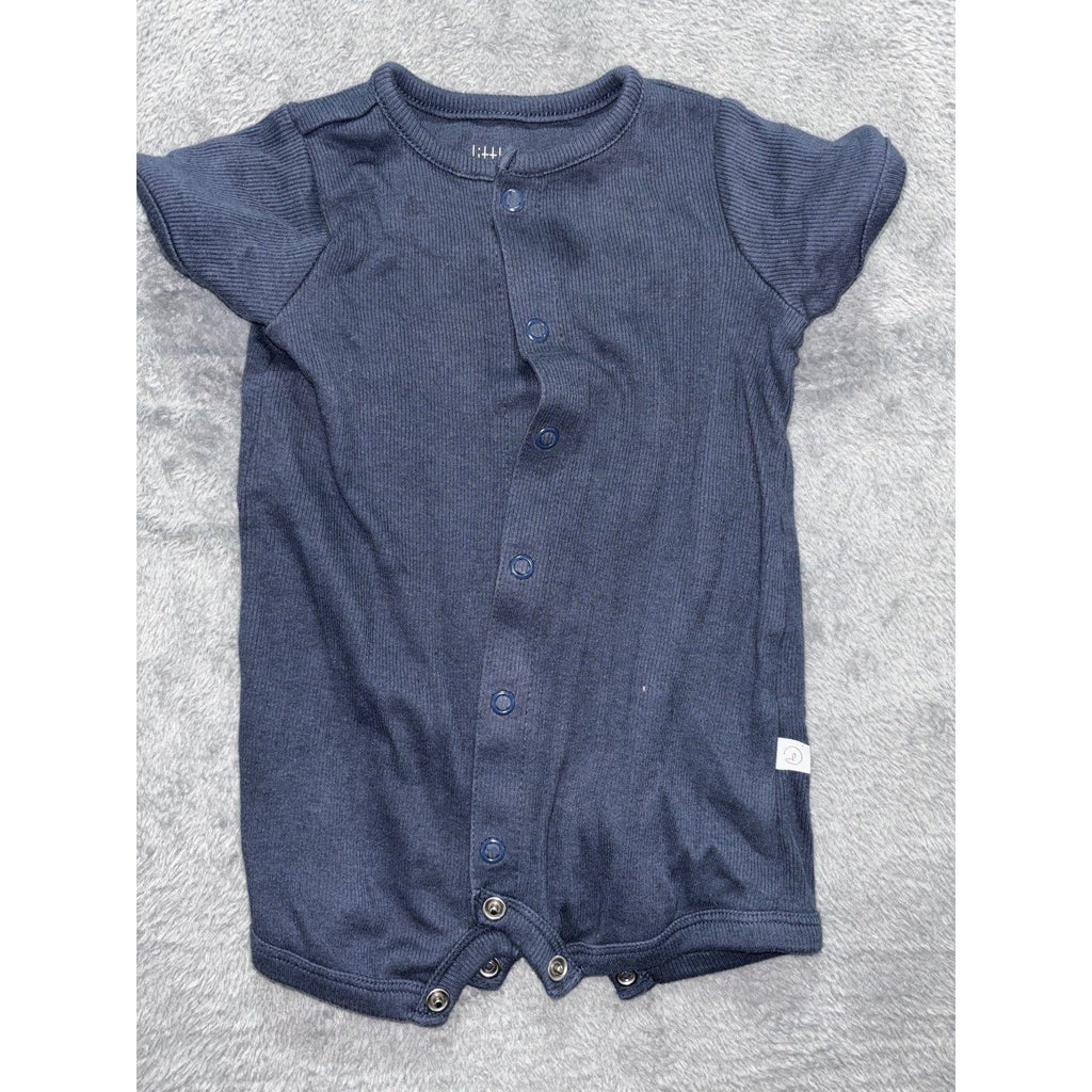 Carter's Baby 3M 5 Piece Bundle Rompers Bodysuits Bear Dino Navy Cream Green