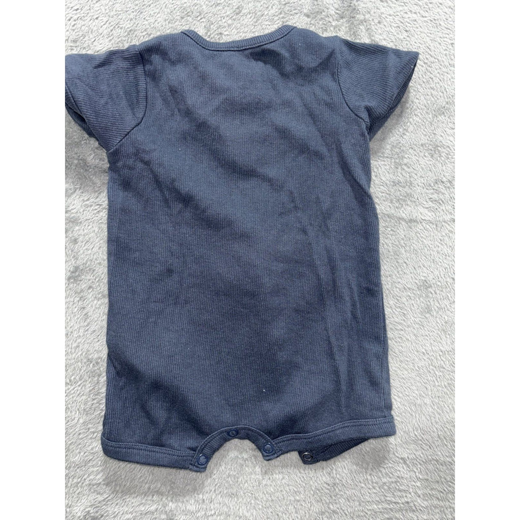 Carter's Baby 3M 5 Piece Bundle Rompers Bodysuits Bear Dino Navy Cream Green