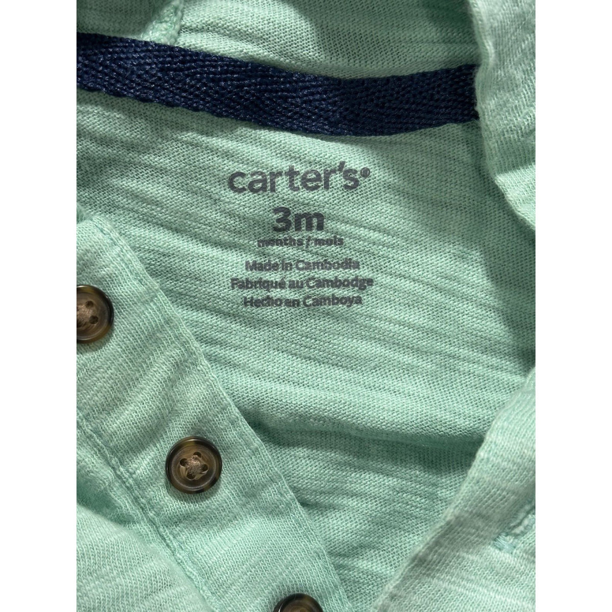 Carter's Baby 3M 4 Piece Bundle Rompers Rash Guard Sea Turtle Mint Gray Coral