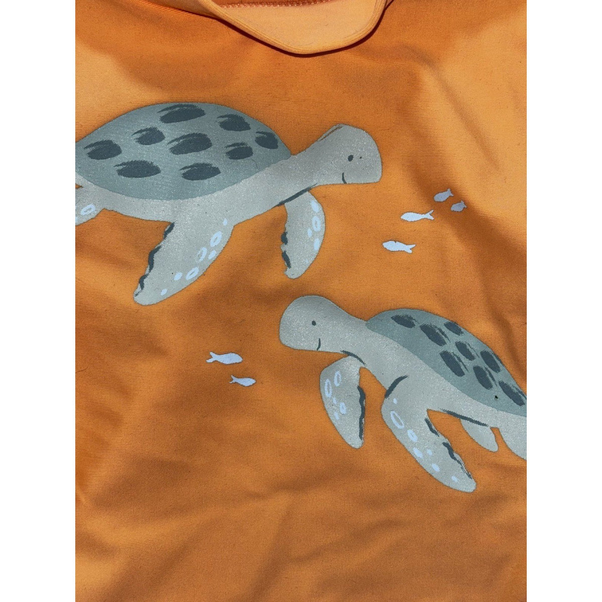 Carter's Baby 3M 4 Piece Bundle Rompers Rash Guard Sea Turtle Mint Gray Coral