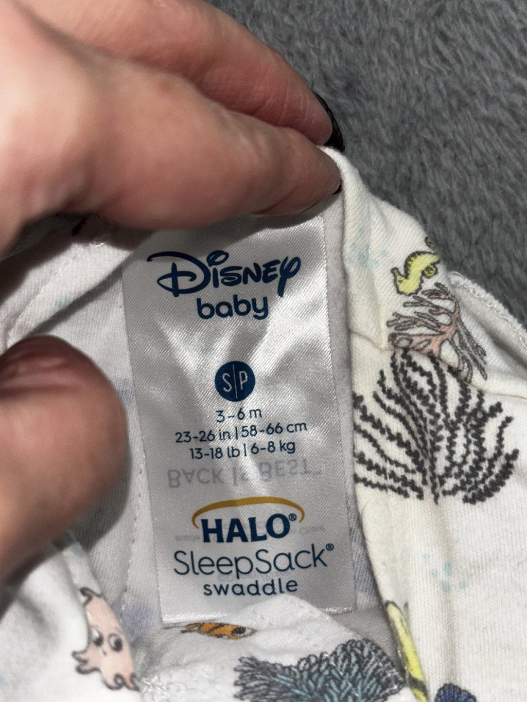 Halo Baby Sizes S to M/L 3-6M 4 Piece Swaddles Sleep Sacks Disney Puppy Plaid