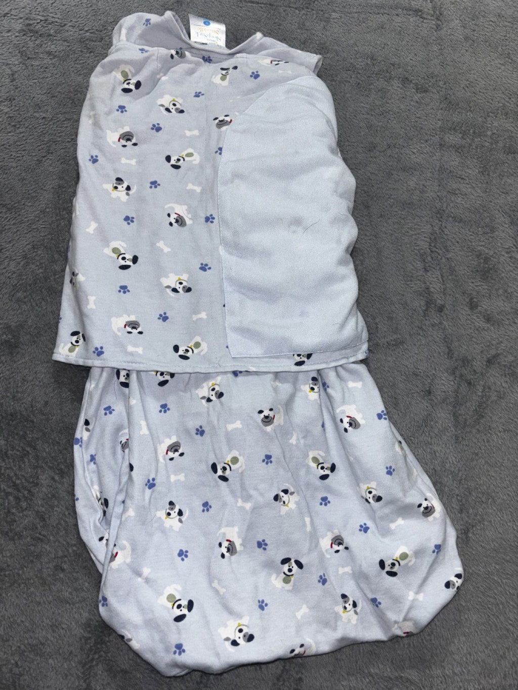 Halo Baby Sizes S to M/L 3-6M 4 Piece Swaddles Sleep Sacks Disney Puppy Plaid