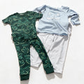 Carter's Toddler 2T 4 Piece Bundle Pajamas Green Lizard Blue Pumpkin Set Cozy