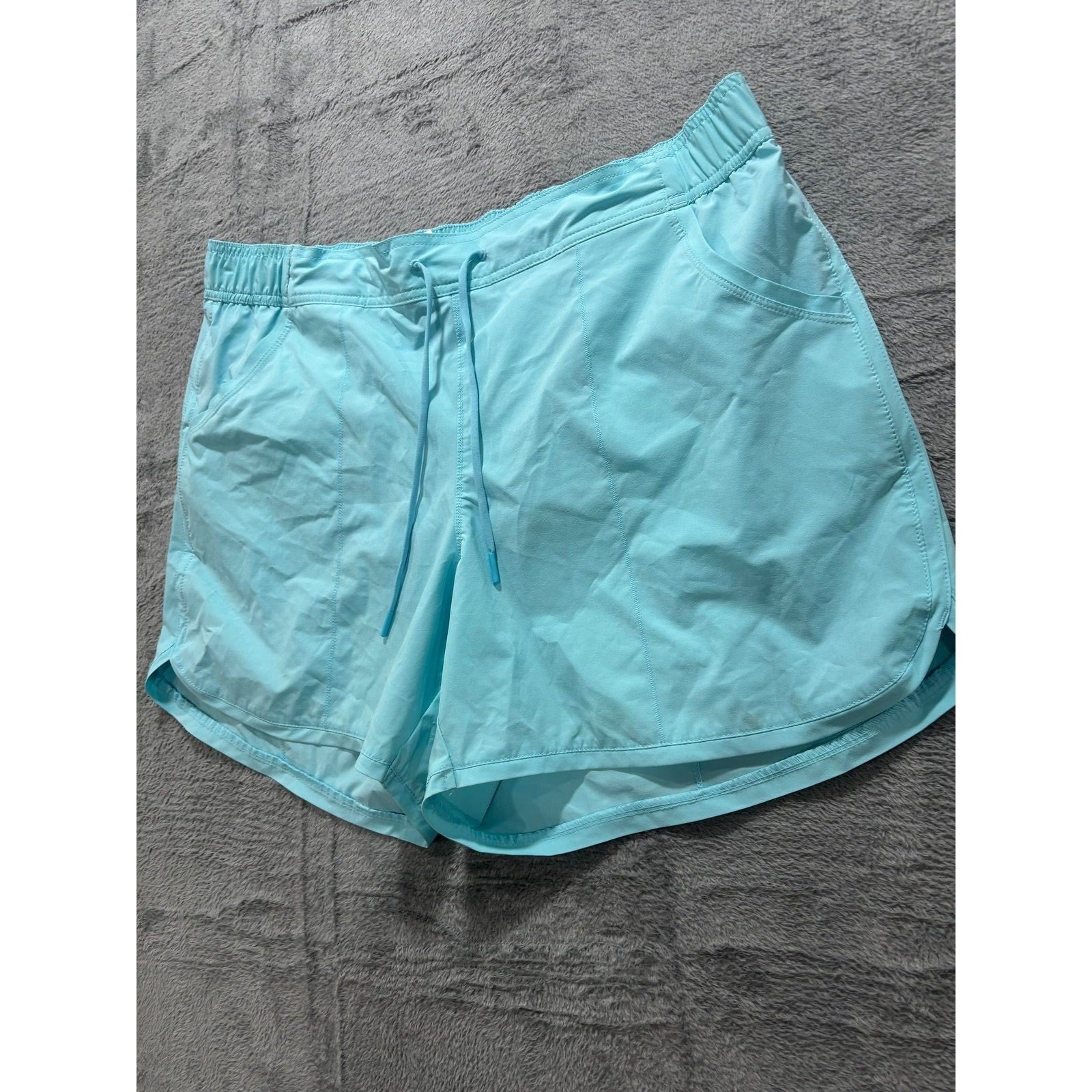 Lands' End 16W Light Blue Womens Board Shorts Casual Athleisure Active