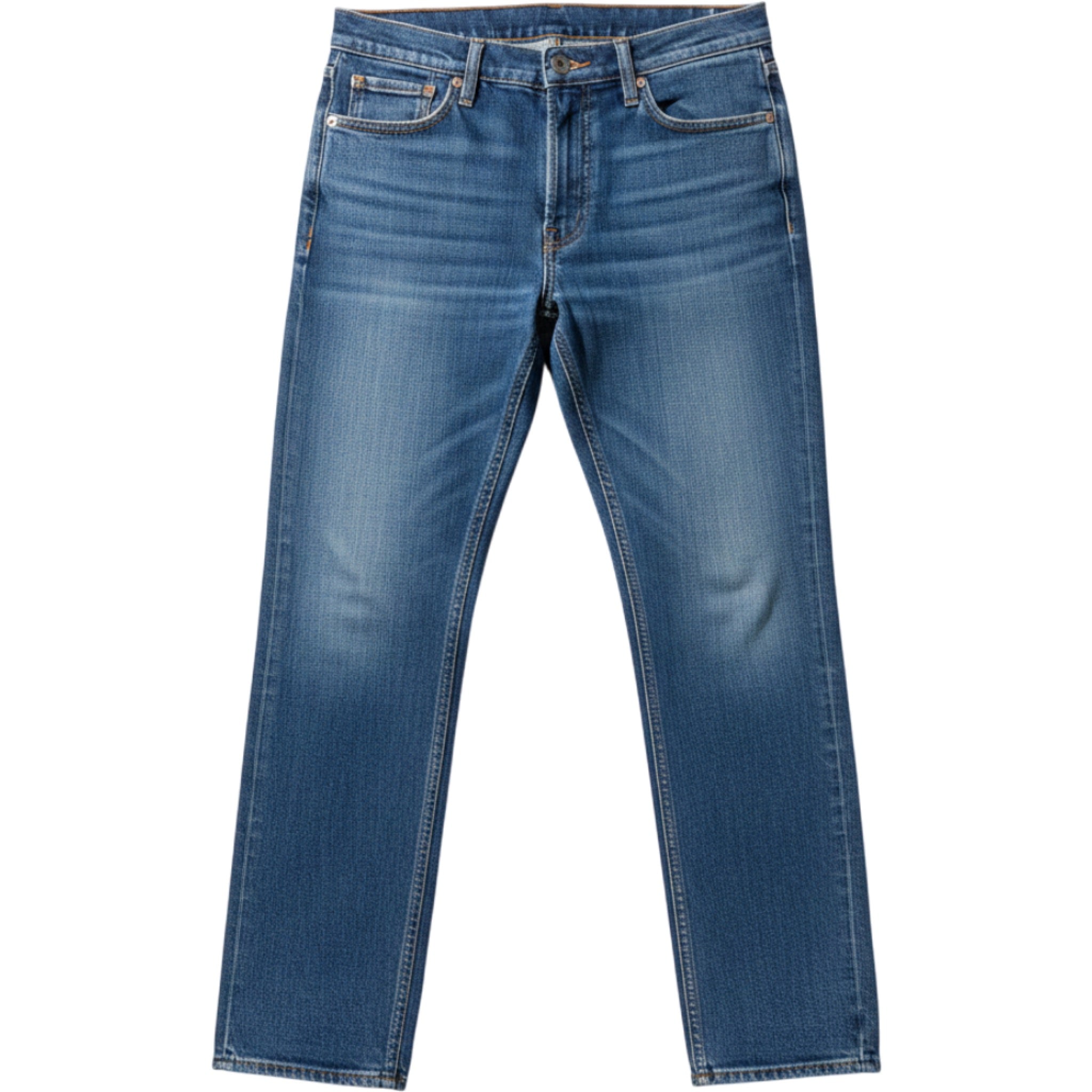 Blue Mountain Fleece Lined Jeans Womens 8 Straight Leg Stretch Denim Pants