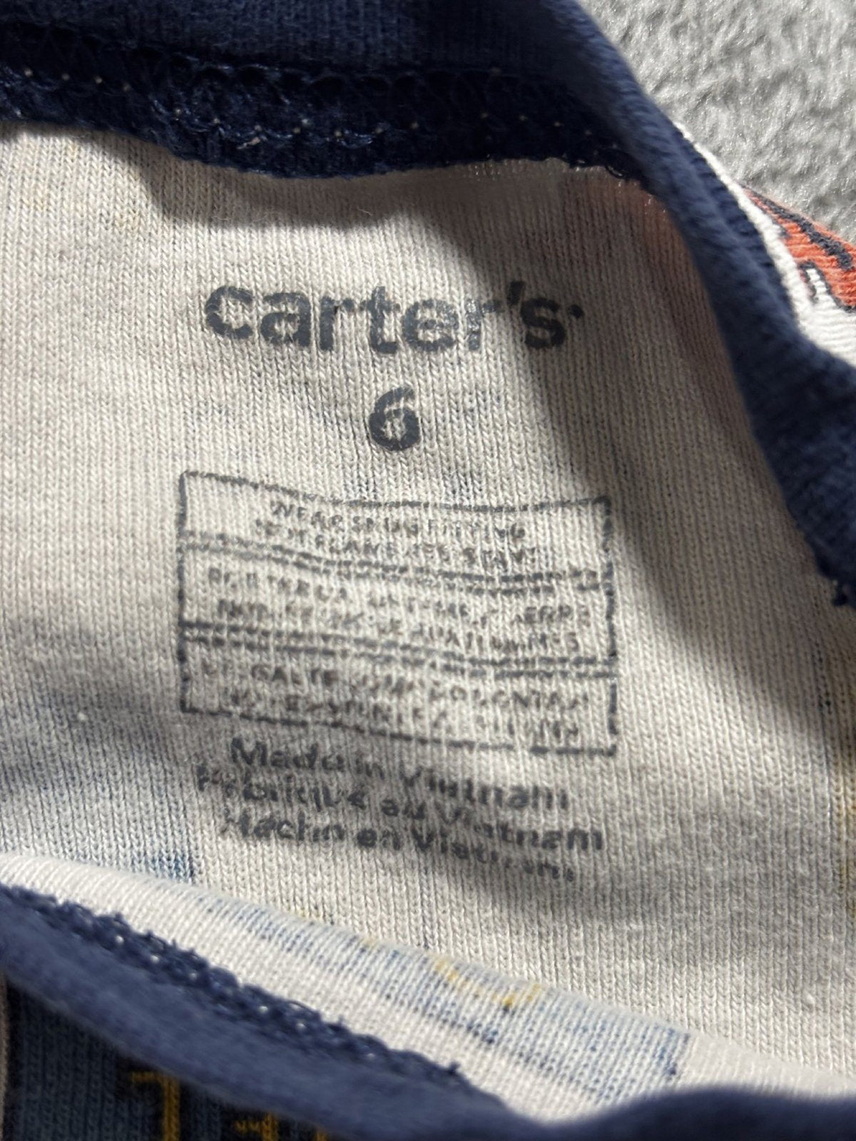 Carter's Kids Sizes 6 to 6/6A 4 Sets Gaming Pajamas Navy Gray White Controller