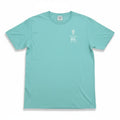 ComfortWash Womens L Aqua Chincoteague VA Graphic T-Shirt Coastal Casual Vintage