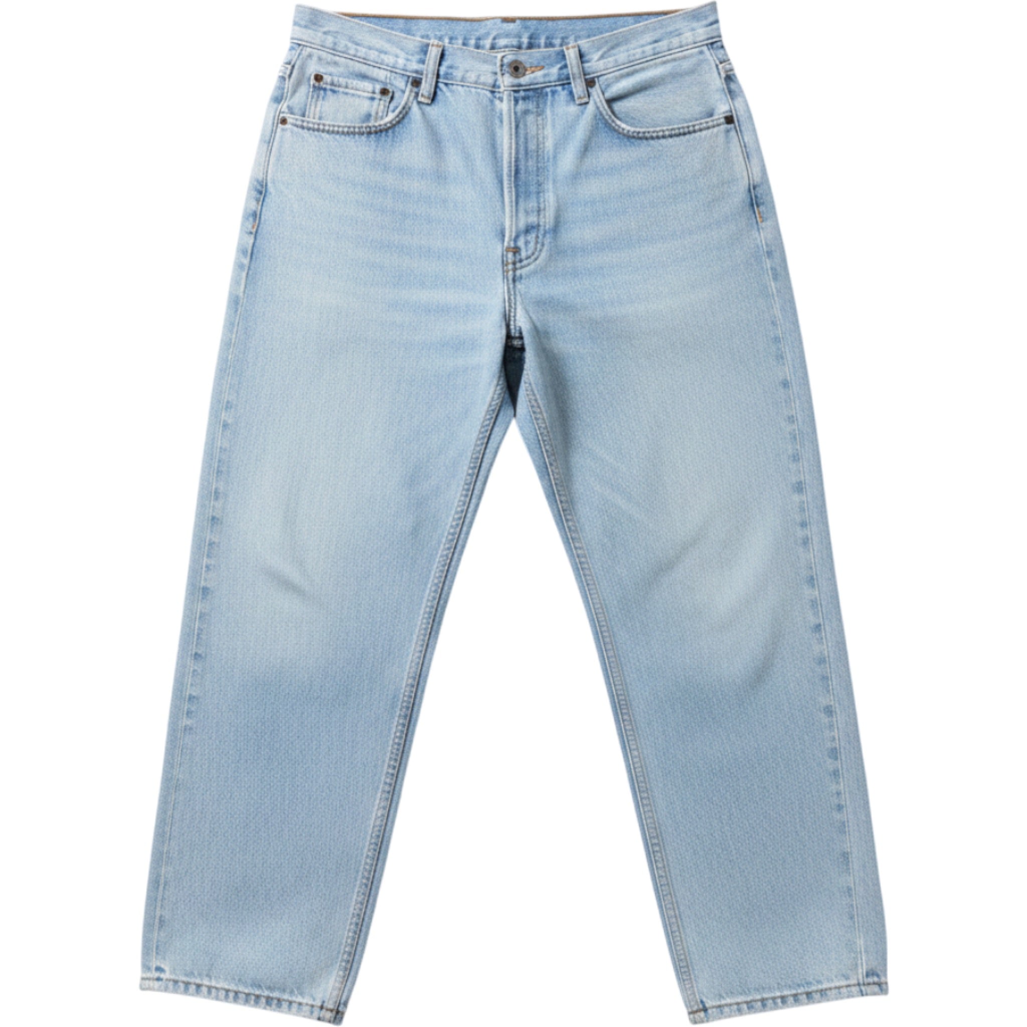 Britannia Vintage Light Wash Jeans Mens W34 L30 Classic 90s Denim Straight