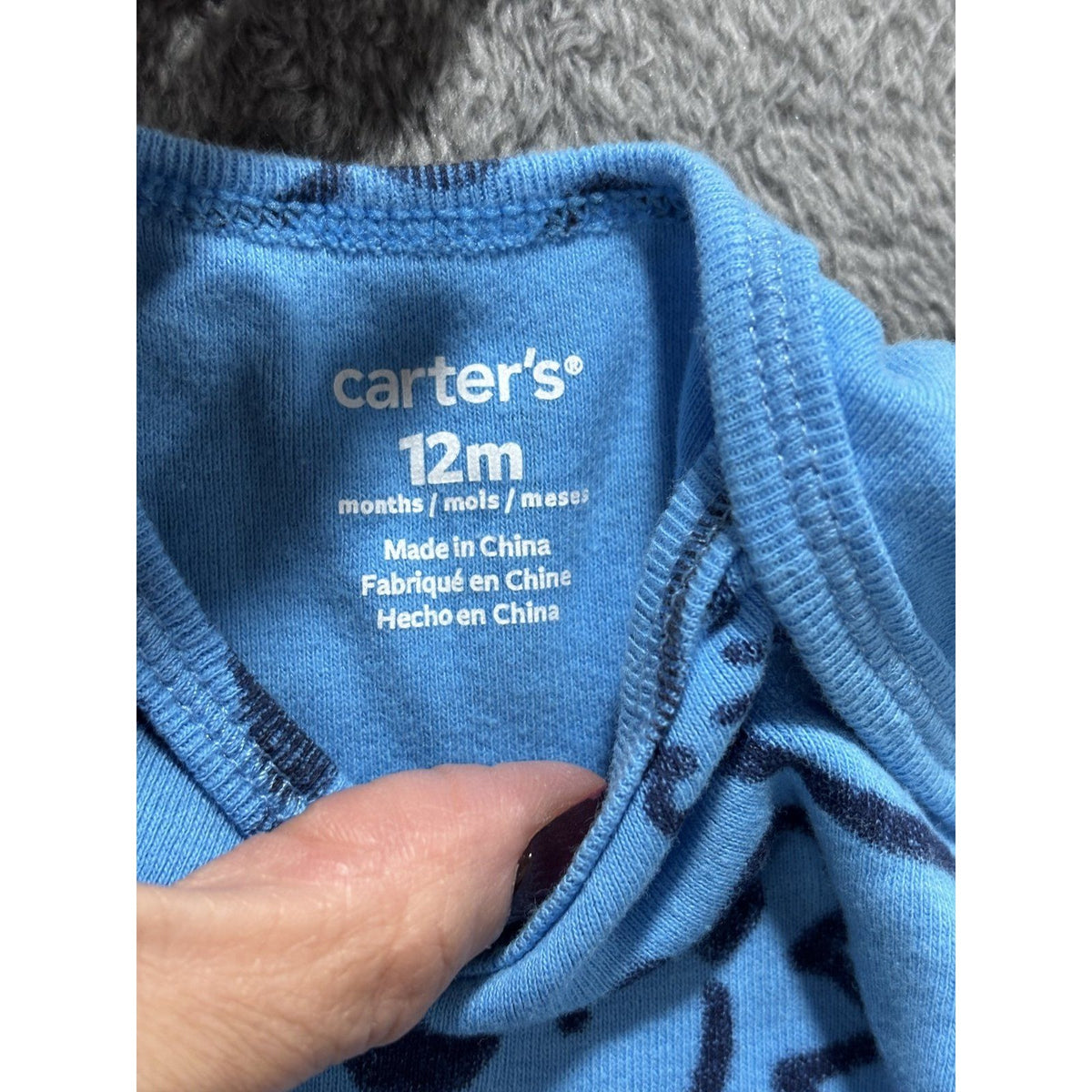 Carter's Baby 12M Blue Hooded Romper, babyGap Romper, Bodysuit and Shorts Set