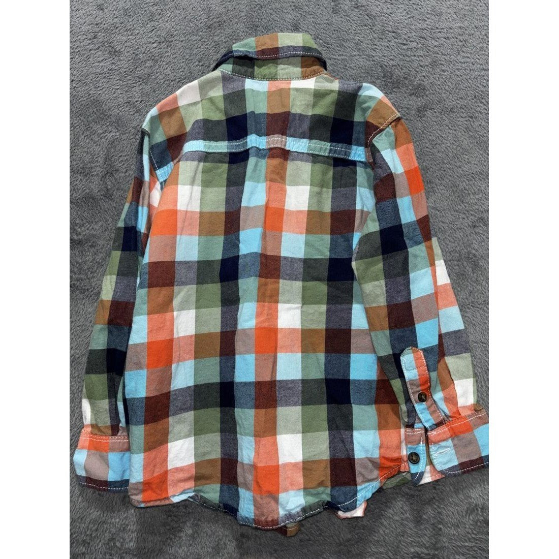 OshKosh & Carter's Boy Plaid Shirts Lot 5 Pcs 3T, photo 16 of 20