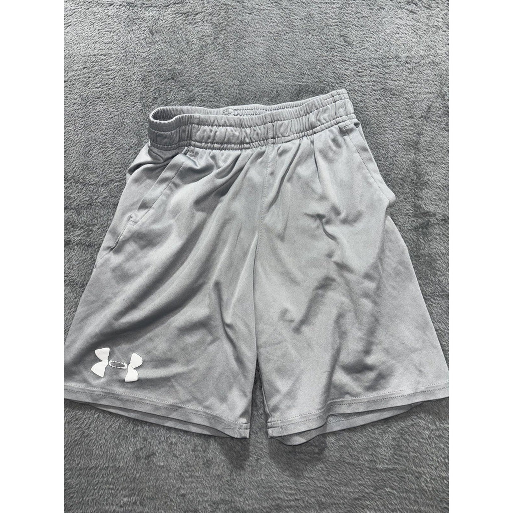 Under Armour Youth XS S 6 Pc Black Gray Athletic Bundle Tops Shorts Leggings