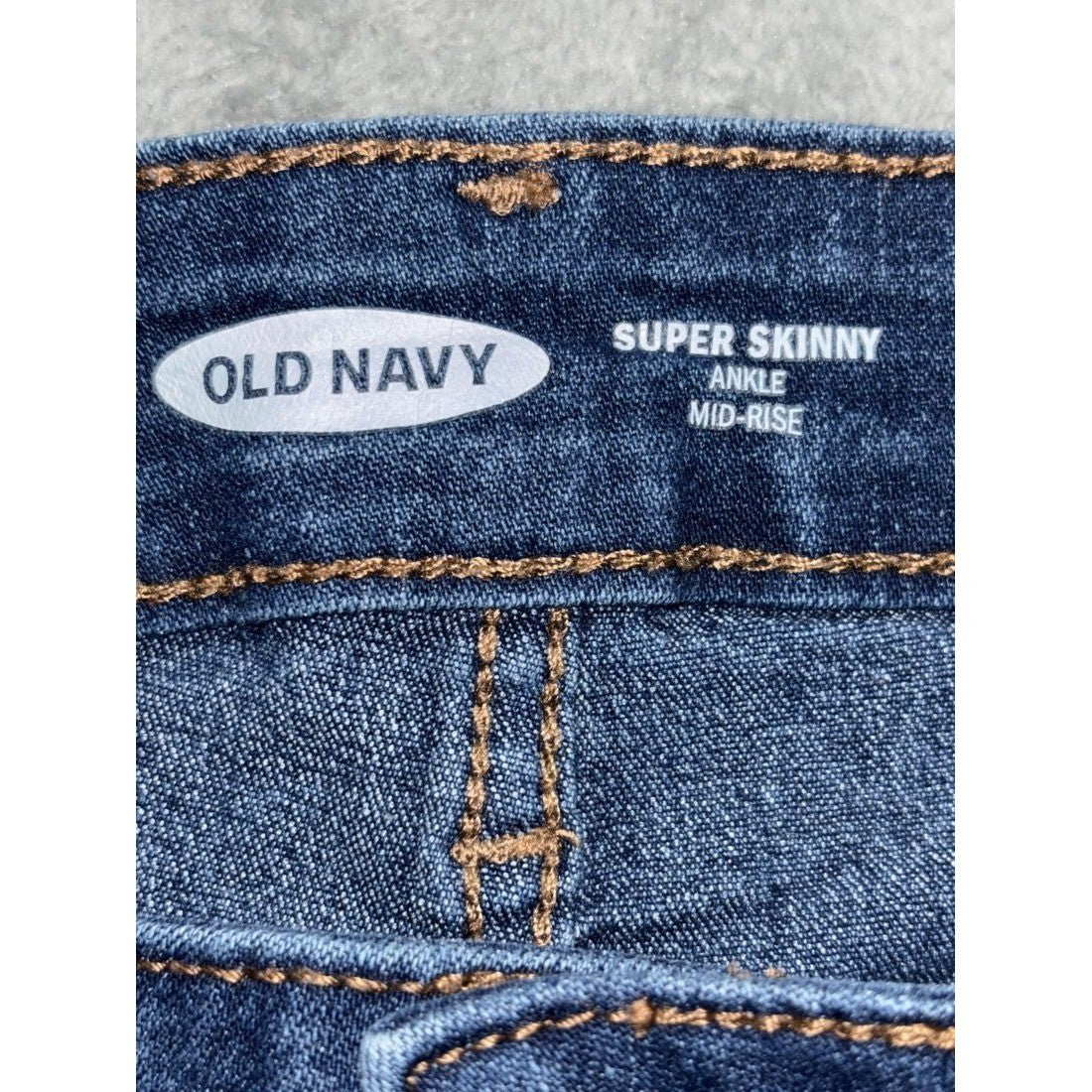 Old Navy Women's Dark Wash Skinny Jeans 16 Short, photo 8 of 11