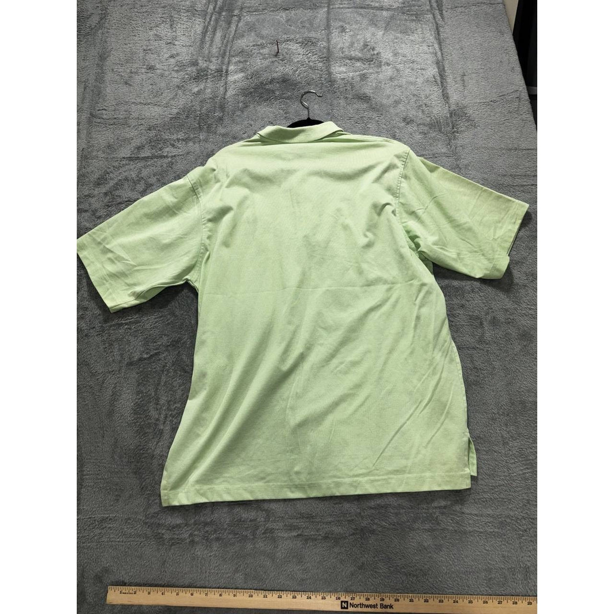 Robert Bryan Men's Light Green Polo Shirt Size L, photo 6 of 8