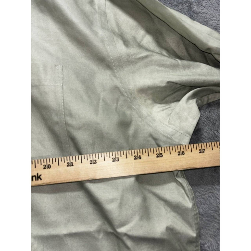 Nautica Men's Sage Green Dress Shirt 17 1/2 34/35, photo 4 of 8