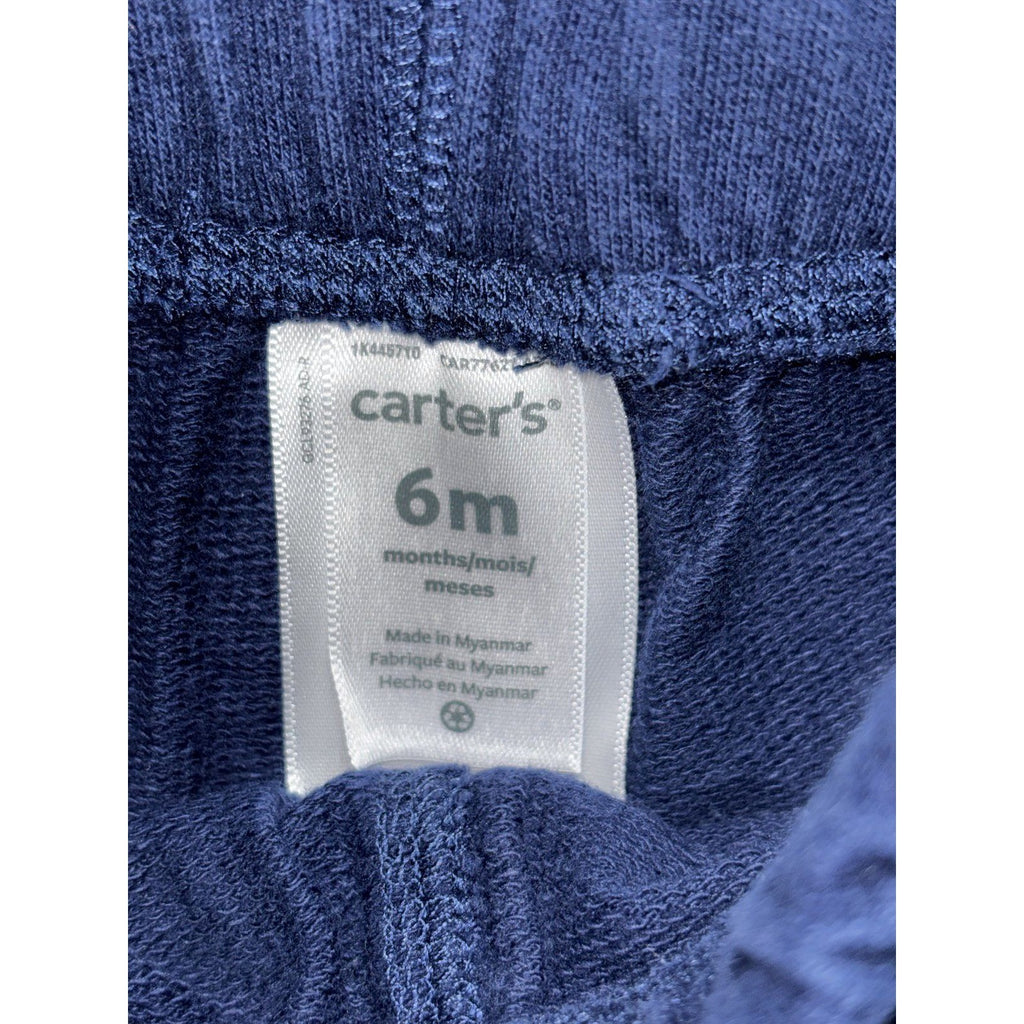 Carter's Baby 6M 9 Piece Bundle Cardigan Bodysuits Pants Shorts Hat Gray Brown