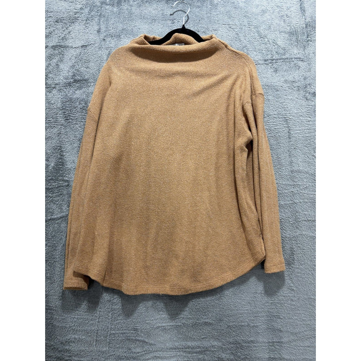 Old Navy Womens XL Camel Tan Mock Neck Sweater Pullover Cozy Casual