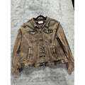 Time and Tru Women's Brown Denim Jacket Size XXXL