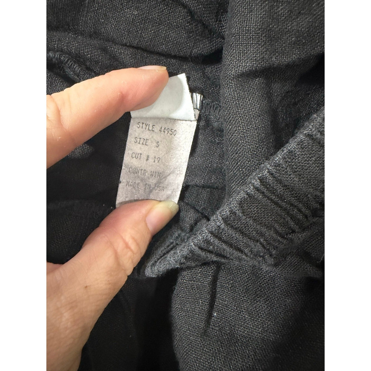 Doneckers of Ephrata S Black Linen Maxi Skirt Womens Boho Vintage Casual