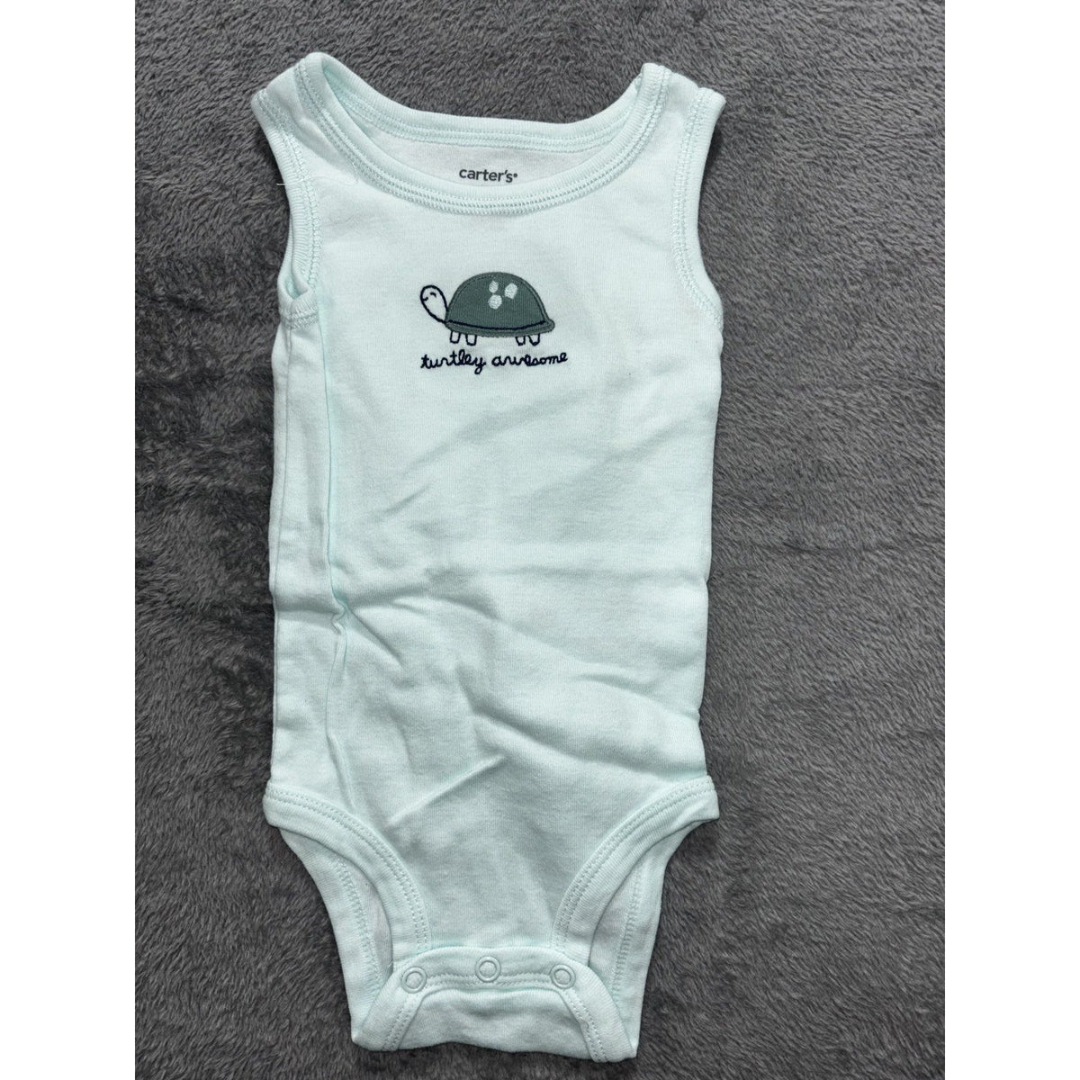 Carter's Baby Boy 6M 6 Piece Bundle Tee Shorts Tank Bodysuits Green Blue Navy