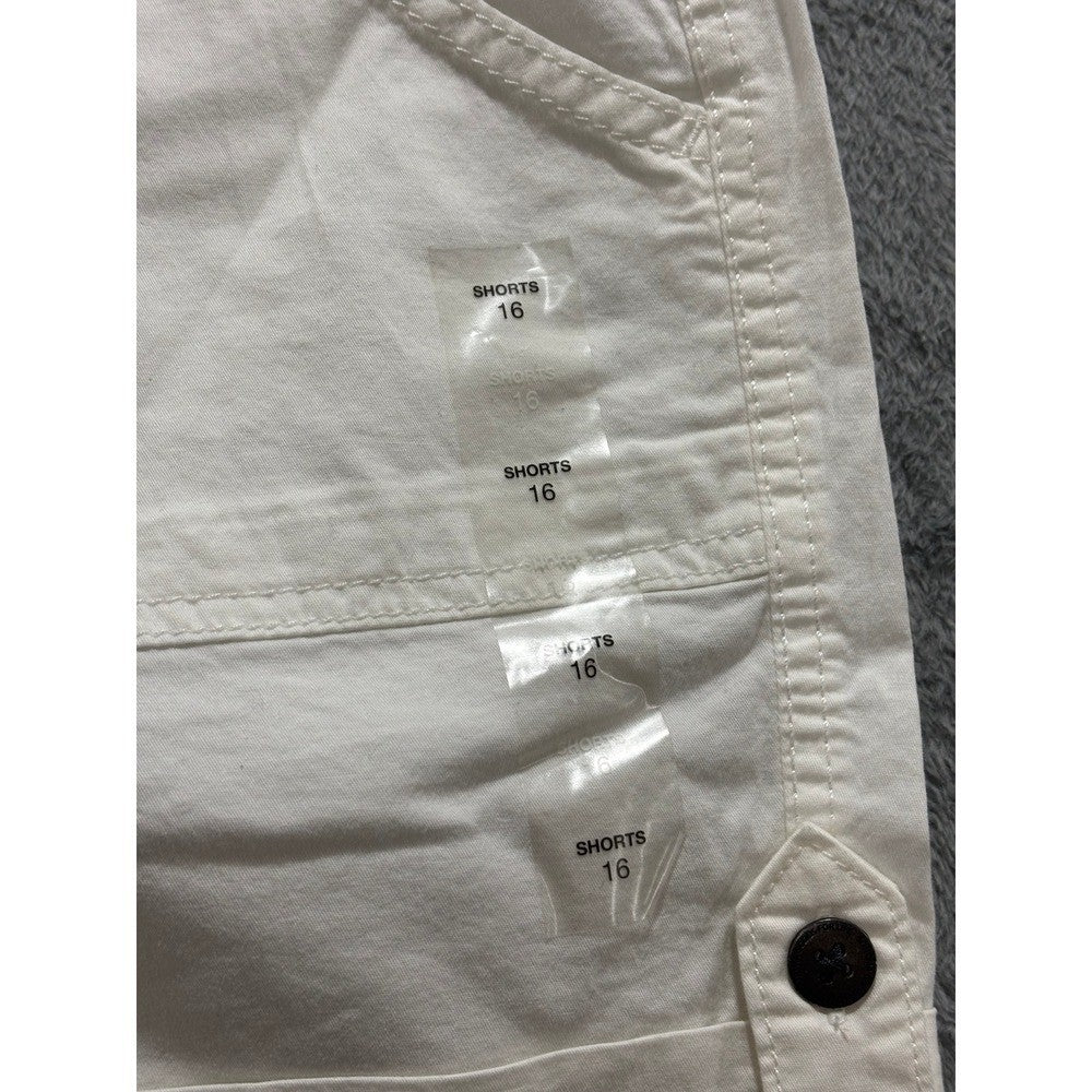 Sonoma Women's White Shorts Size 16, photo 8 of 15
