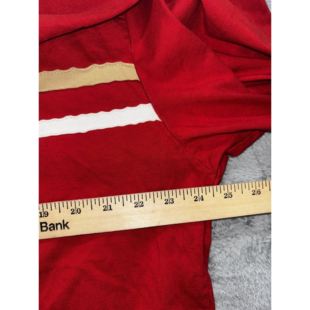 Quiksilver Men's Red Striped Polo Shirt Size XL, photo 10 of 11