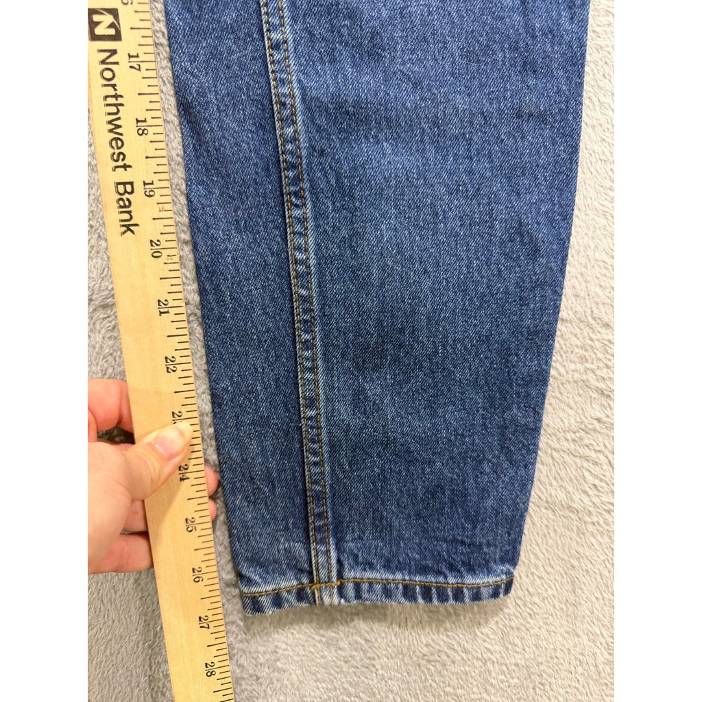 We The Free 24 Blue Jeans Womens High Rise Straight Leg Denim Boho Casual