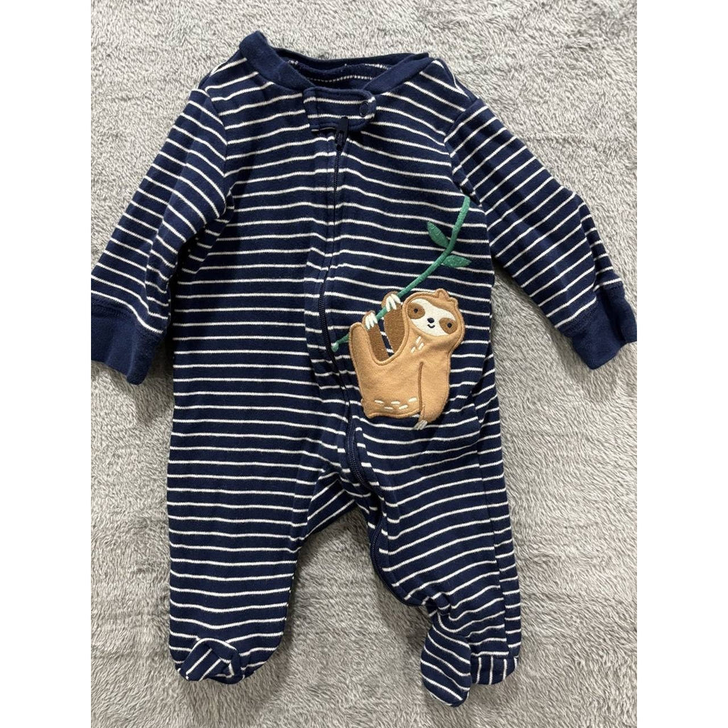 Carter's & B'gosh Baby Boy Sleepers Lot 3 Pc 3M, photo 2 of 13