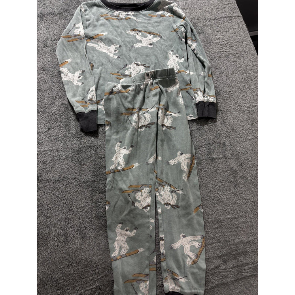 Carter's Kids 6/6A Pajama Sets Holiday, Yeti for Bed, 3 Sets 6 Piece Bundle