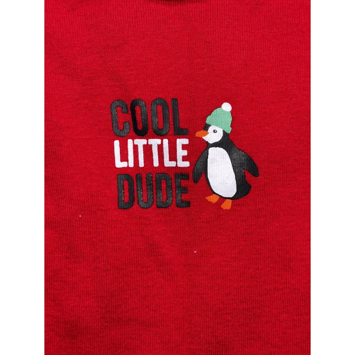 Carter's Baby Boy 12M 8 Piece Bundle Penguin Bodysuits Hoodie Pants Red Gray