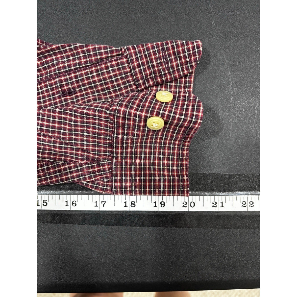 American Eagle Women's Burgundy Check Shirt Size XL, photo 11 of 11
