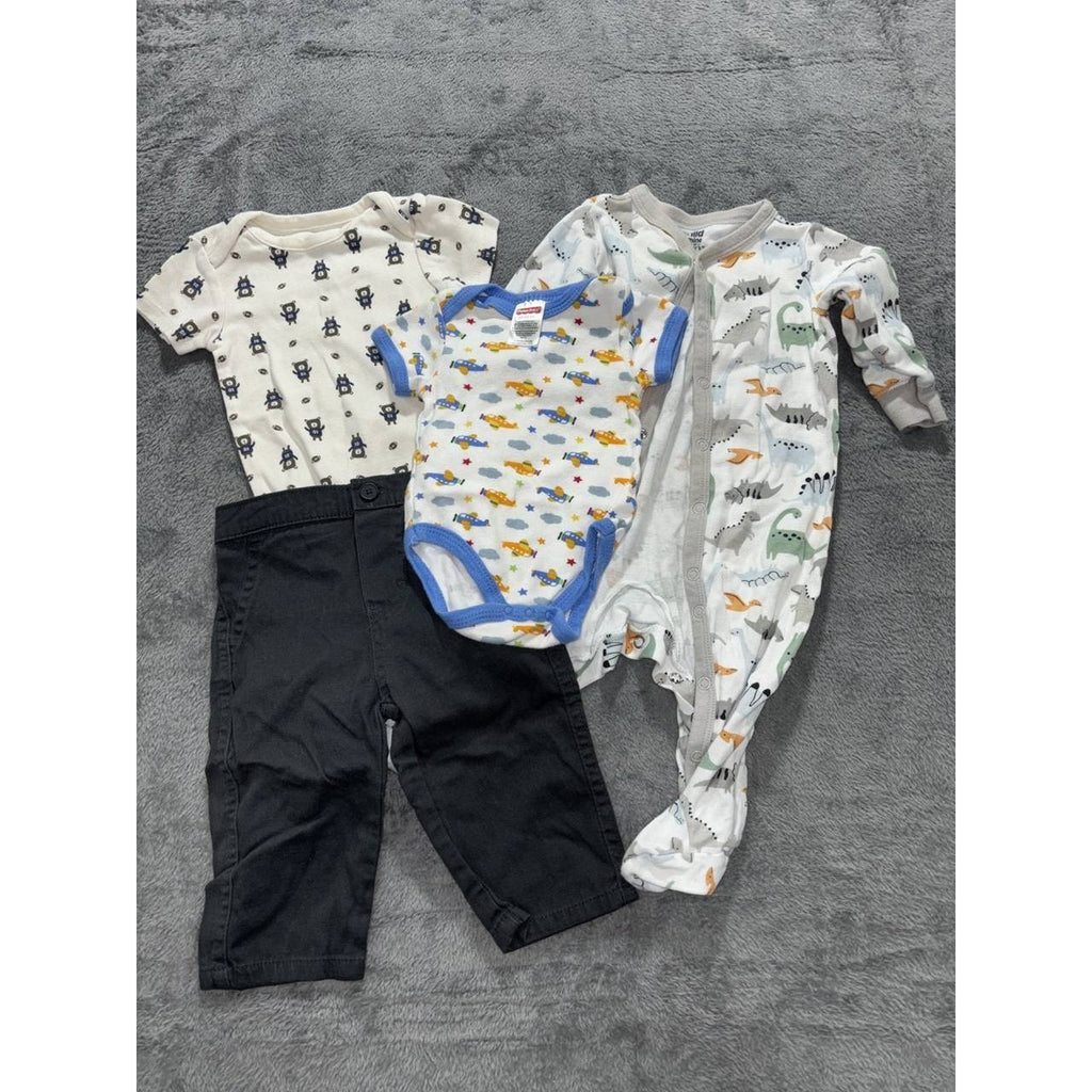Fisher-Price Carter's Baby Boy Lot 4 Pieces 6-9M