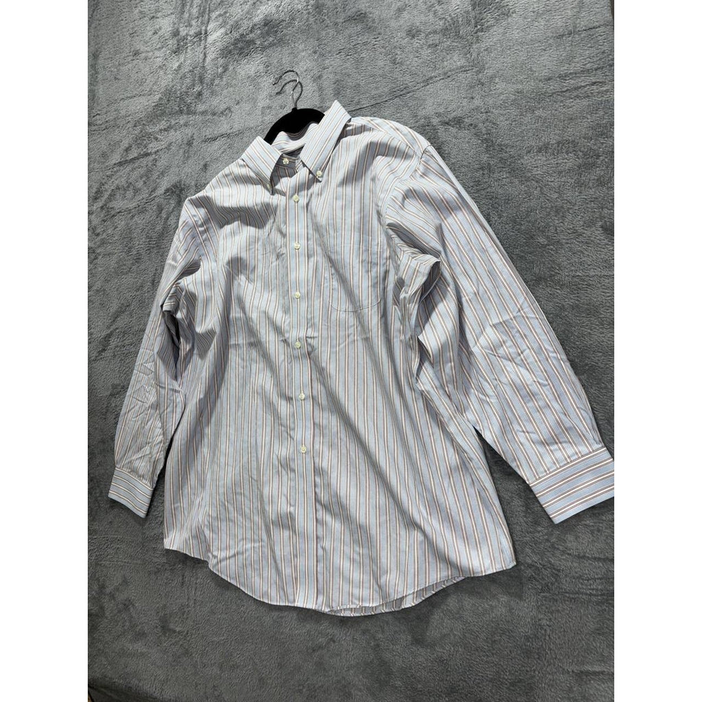 Brooks Brothers Men's Blue Striped Shirt 16 1/2-2/3, photo 2 of 8