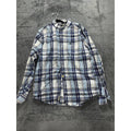 Timberland Men's Blue White Plaid Shirt Size L