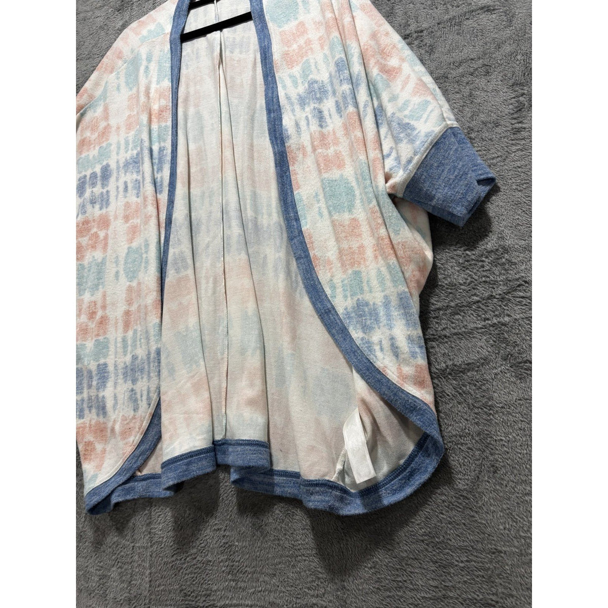 LuLaRoe Womens L Tie Dye Open Front Cardigan Casual Boho