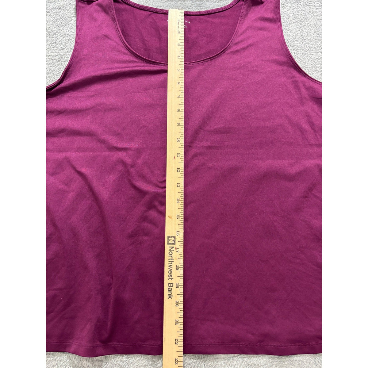 Charter Club 2X Purple Tan Orange Womens Tank Top Lot of 3 Casual Athleisure Set
