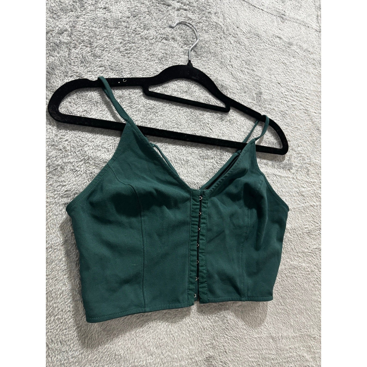 Womens Bundle 3pc Tank Crop Top Bralette XS/4 Red Black Green