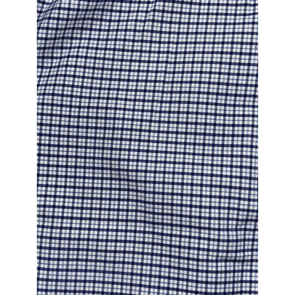 L.L. Bean Men's Blue Check Dress Shirt Size 16-33, photo 7 of 8