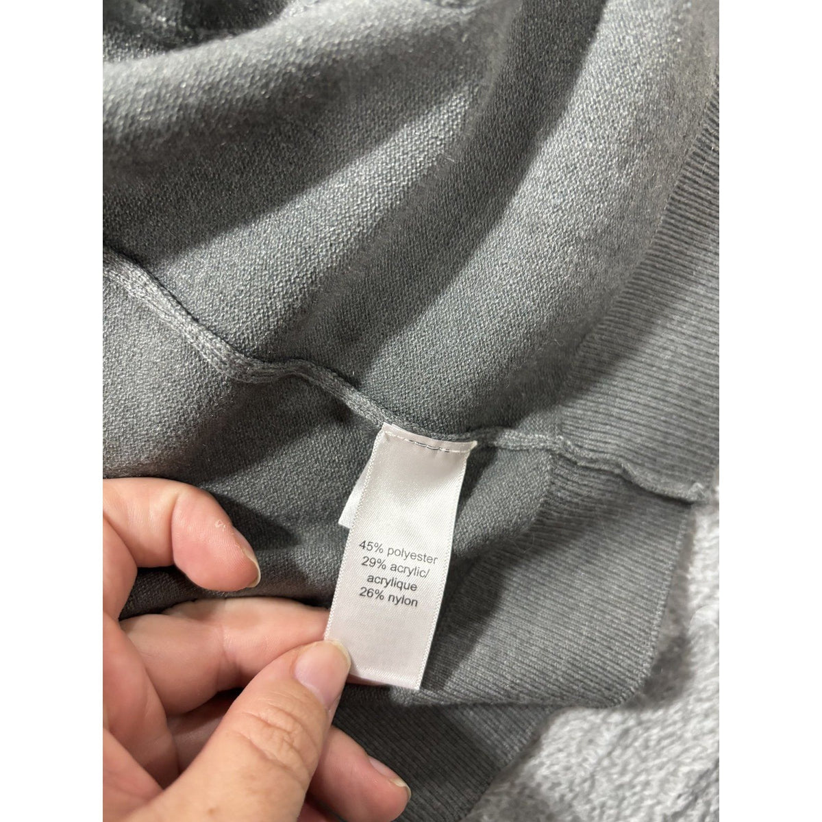 Maurices Womens XL Gray Open Front Cardigan Pockets Casual Cozy