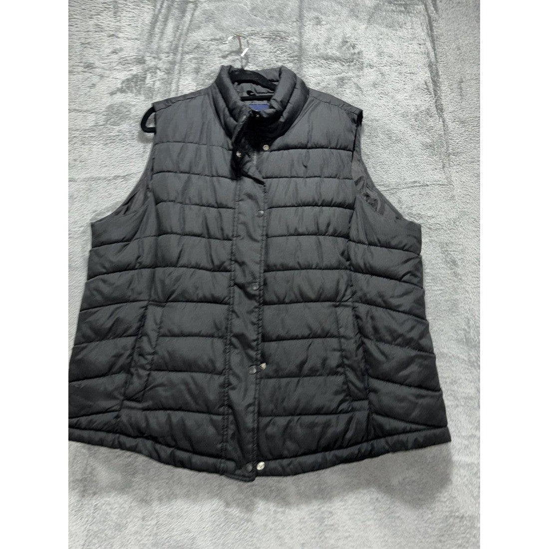 Gap Women's Black Quilted Puffer Vest Size XXL