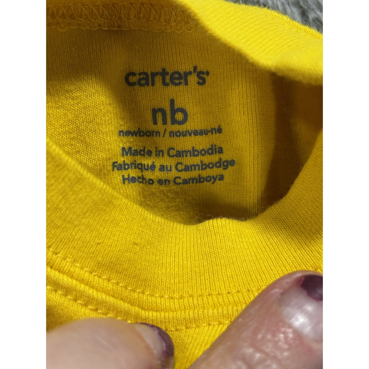 Carter's Baby Boy NB 6 Piece Bundle Sweatshirt Pants Bodysuits Sleeper Navy