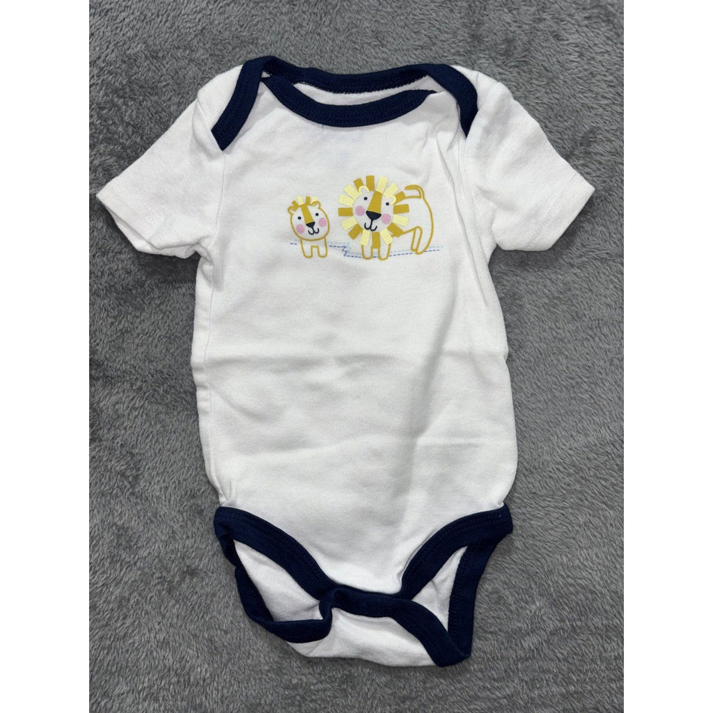 Carter's Circo Baby Boy 6M 5 Piece Bundle Bodysuits Shorts Romper Sage Gray
