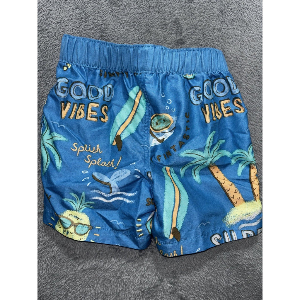 Carter's Gerber Baby 12M 5 Piece Bundle Rash Guard Swim Shorts Onesies