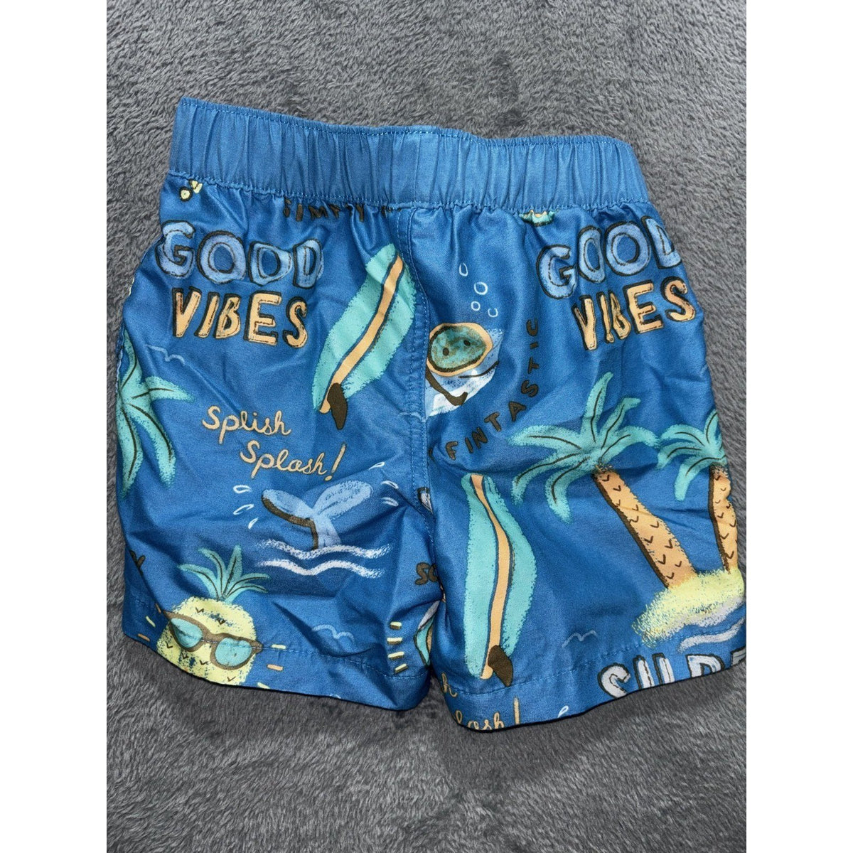 Carter's Gerber Baby 12M 5 Piece Bundle Rash Guard Swim Shorts Onesies