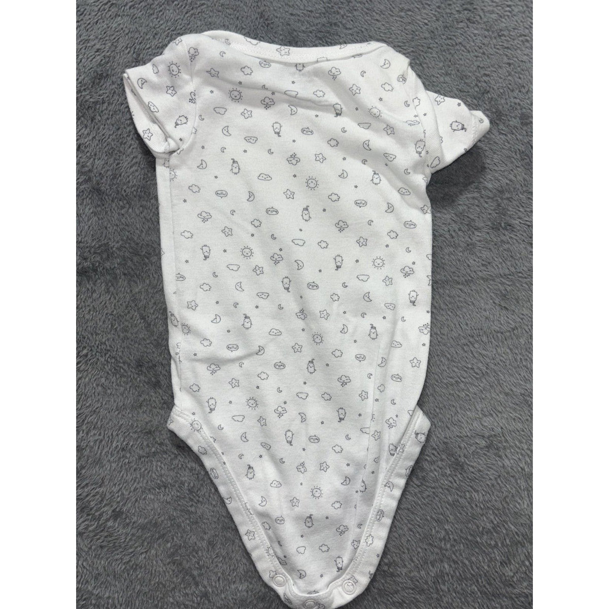 Carter's Baby Boy 3M 6 Piece Bundle Hoodie Sleeper Bodysuits Pants Blue Gray