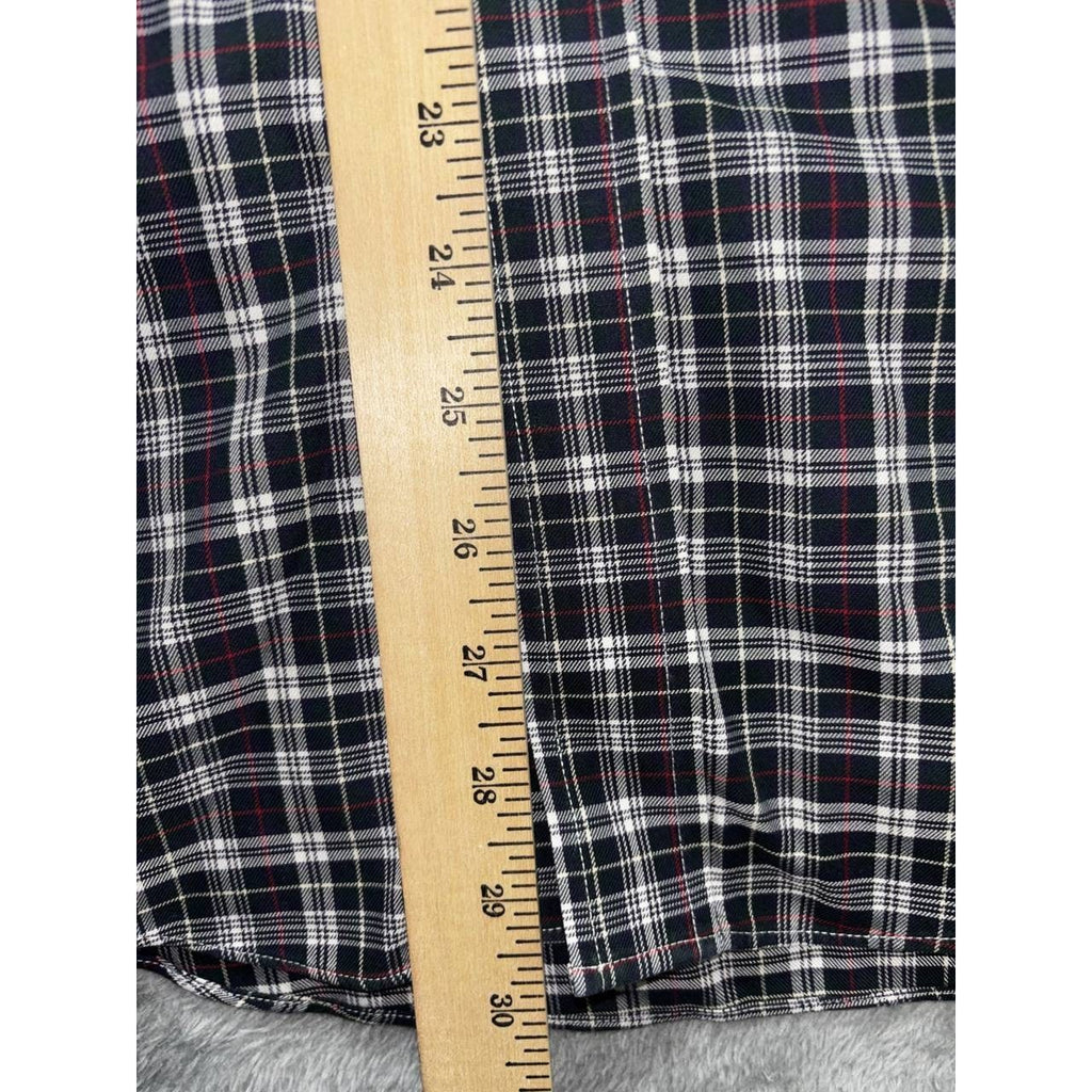Brooks Brothers Men's Navy White Plaid Shirt Size S, photo 5 of 8